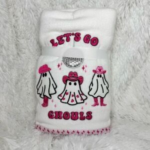 Halloween Let’s Go Ghouls - Country Hat Pink Barbie Ghost Hand Towels